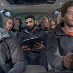 The 2026 Defender 110 loaded with passengers